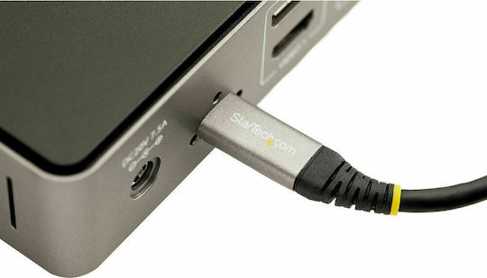 StarTech USB 3.2 Video Cable USB-C male - USB-C 100W PD Μαύρο 2m USB315CCV2M