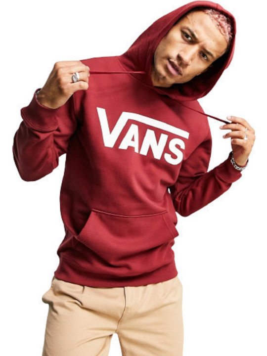 Classic II Sweatshirt with Hood Burgundy
