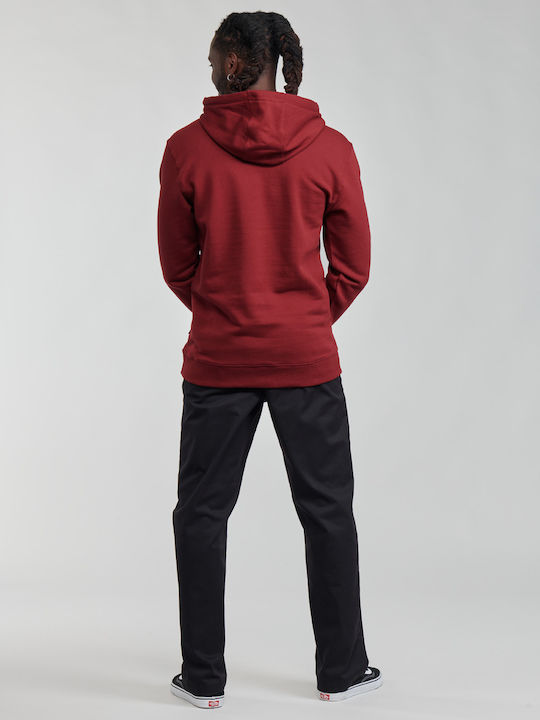 Classic II Sweatshirt with Hood Burgundy