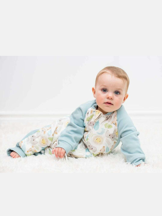 Lulujo Winter Sleeping Bag with Feet Deluxe 2.5 Tog Bay Leaf Mint