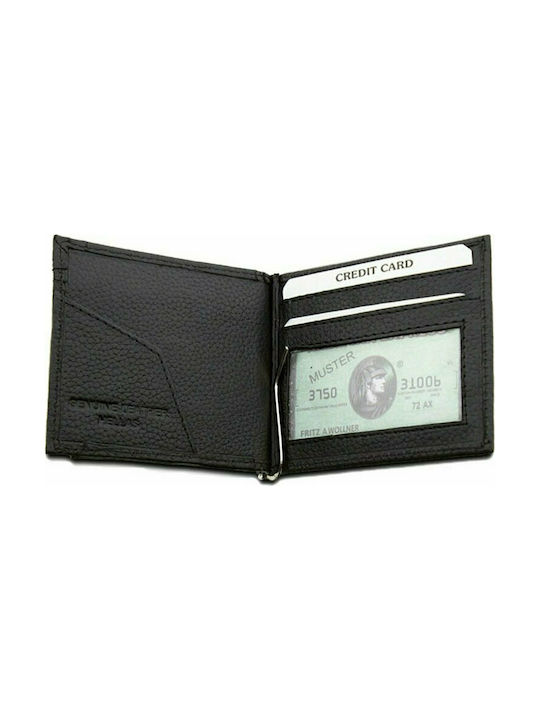 Kappa 1470A Men's Leather Wallet Black