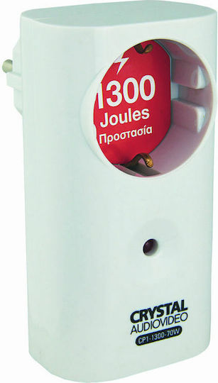 Crystal Audio 40859 Single Socket with Surge Protection