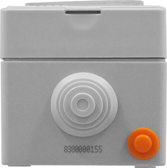 Sonoff S55TPF-DE Μονή Εξωτερική Πρίζα Ρεύματος Wi-Fi Στεγανή με Καπάκι Γκρι
