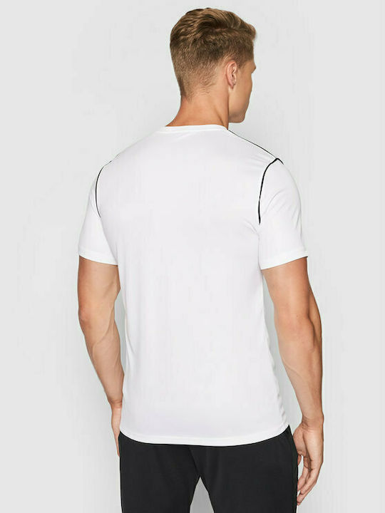 Nike Park 20 Ανδρικό Αθλητικό T-shirt Κοντομάνικο Dri-Fit Λευκό