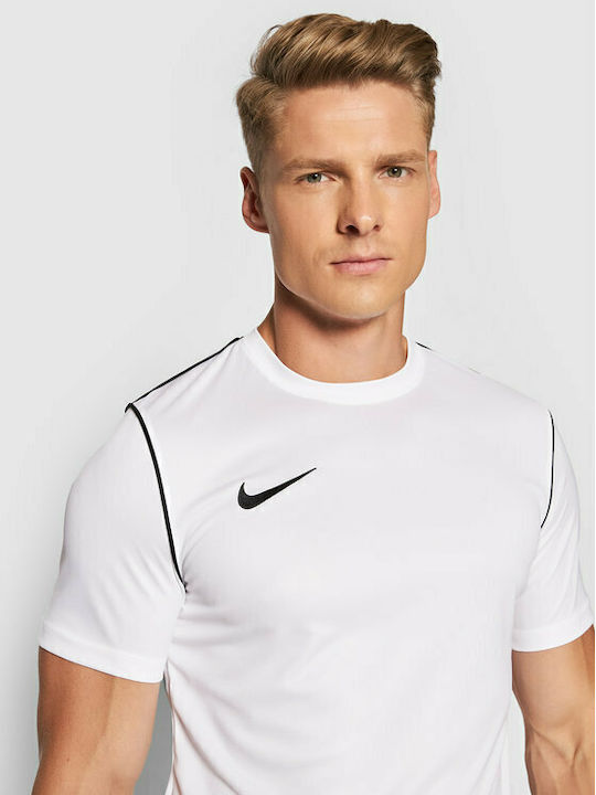Park 20 Dri-Fit Herrenblusen Kurzarm T-Shirt Weiß