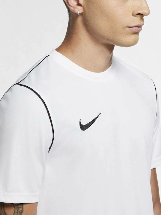 Park 20 Dri-Fit Herrenblusen Kurzarm T-Shirt Weiß