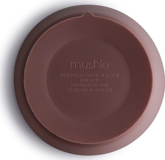 Mushie Baby Food Bowl Silicone Bowl made of Silicone Purple