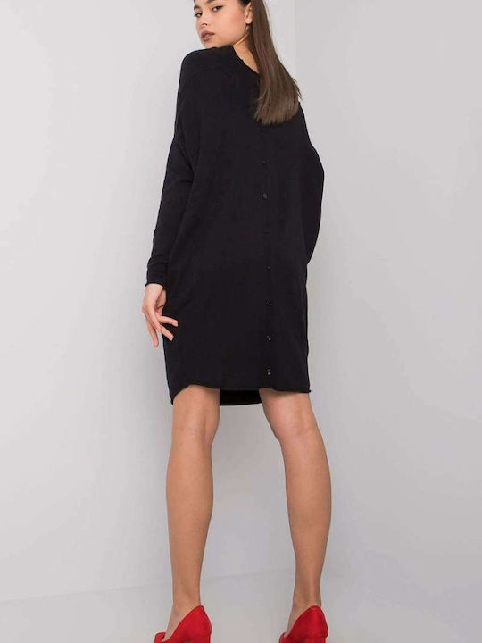 Och Bella Mini Dress Knitted Black