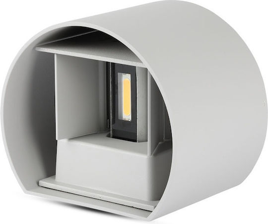 V-TAC VT-756 Επιτοίχιο Εξωτερικό Σποτ E27 IP65 Διπλής Δέσμης 14x11.5x10εκ.