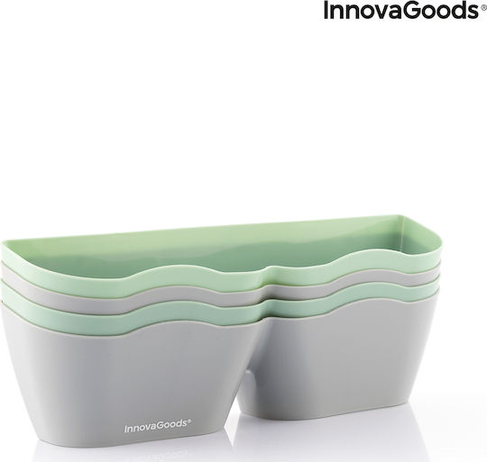 InnovaGoods Shohold Πλαστική Κρεμαστή Θήκη Αποθήκευσης για Παπούτσια 4τμχ