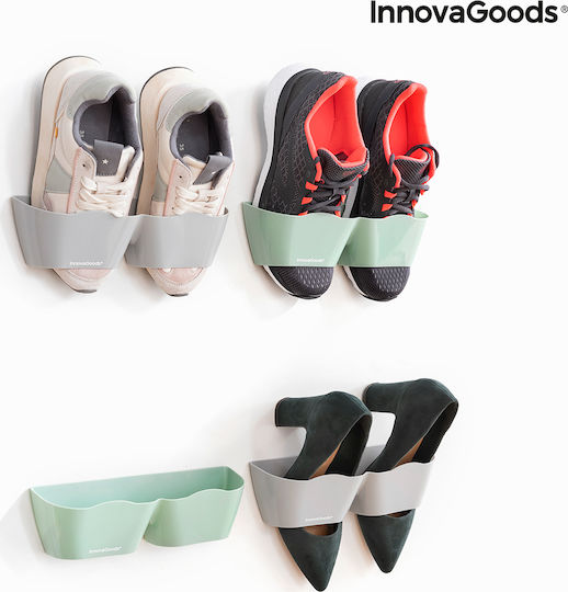 InnovaGoods Shohold Πλαστική Κρεμαστή Θήκη Αποθήκευσης για Παπούτσια 4τμχ