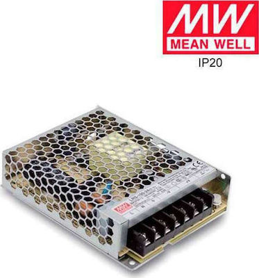 LRS-100-12 Sursă de alimentare LED IP20 Putere 100W cu tensiune de ieșire 12V Mean Well