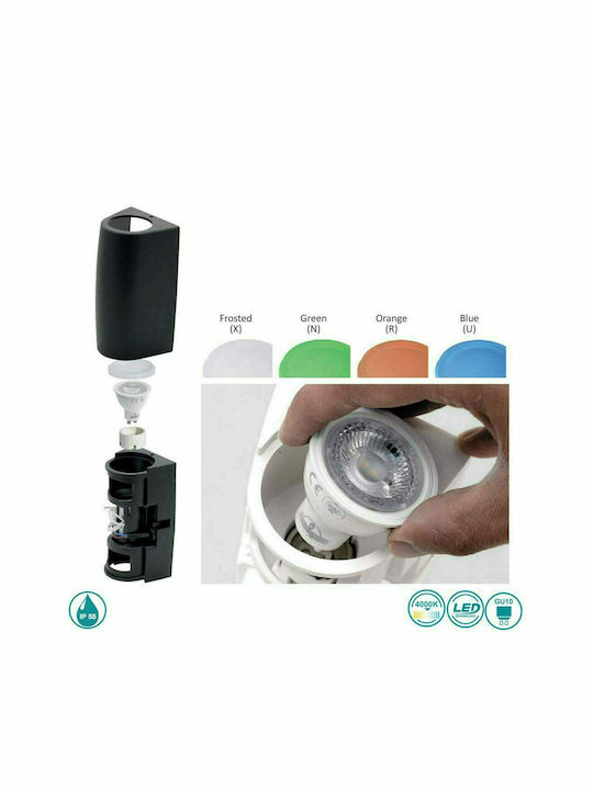 Fumagalli Marta 90 Wall-Mounted Outdoor Spot GU10 IP55