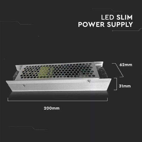 V-TAC Dimmable LED Power Supply IP20 Power 150W with Output Voltage 12V