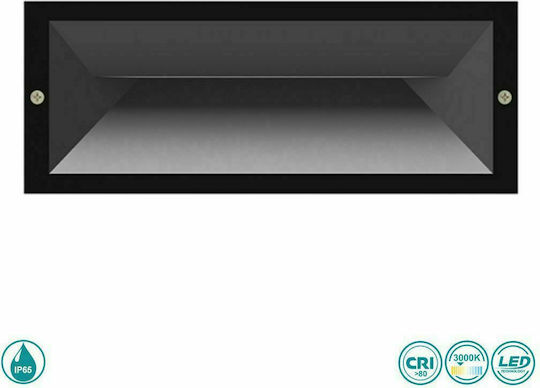 Sun Light Wall-Mounted Outdoor Ceiling Light LED IP65 12.5W 9.8x25εκ.