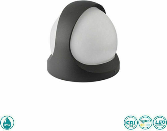 Sun Light Wall-Mounted Outdoor Ceiling Light LED IP65 12.5W 20.3x18εκ.