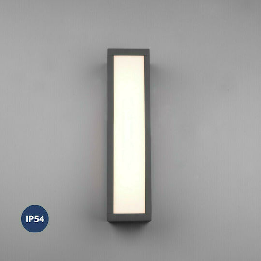 Trio Lighting Fuerte Wall-Mounted Outdoor Ceiling Light LED IP54 10.5W with Warm White Light 9x36εκ.