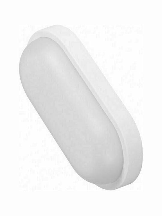 Adeleq Επιτοίχια Χελώνα Εξωτερική LED IP54 18W με Φυσικό Λευκό Φως 26x13.5εκ.