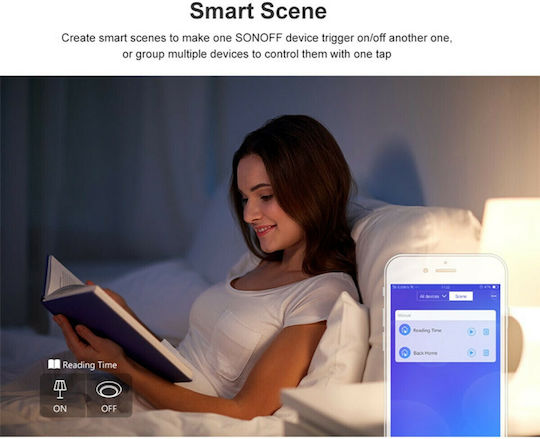 Sonoff T0EU3C-TX Recessed Touch Wall Switch Wi-Fi Lighting Triple with Frame White