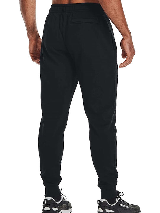 Under Armour Rival Men's Fleece Sweatpants with Rubber Black