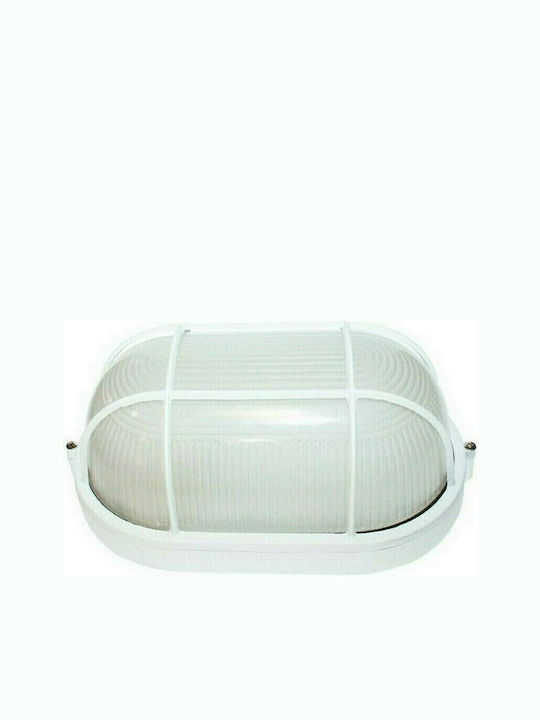 Aca Wall-Mounted Outdoor Turtle Light IP54 E27 White