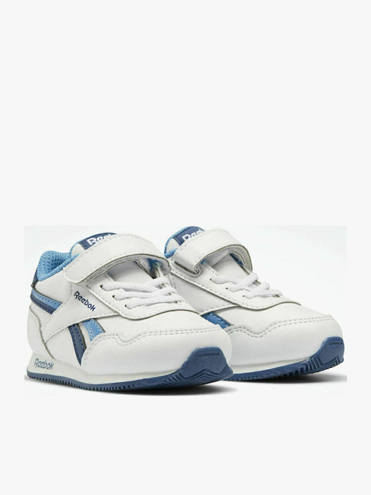 Royal Classic Kids Sneakers with Scratch Cloud White / Batik Blue / Essential Blue