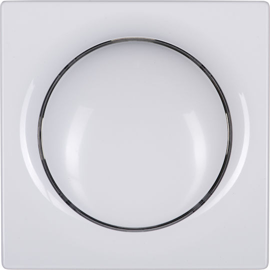 Fibaro Walli Switch Vertieft Wandschalter Beleuchtung Einweg mit Rahmen Weiß