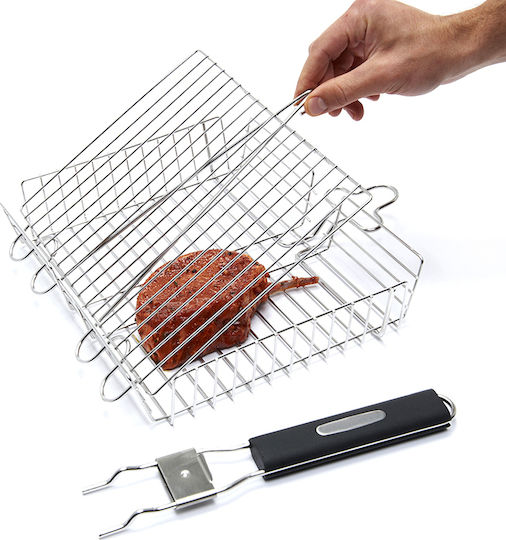 Broil King 65070 Baking Basket for Grill Made of Stainless Steel with Detachable Handle