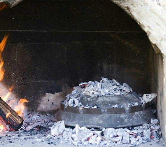 Plamen Σκεύος Ψησίματος για Ψησταριά Μαντεμένια Γάστρα Φ50cm