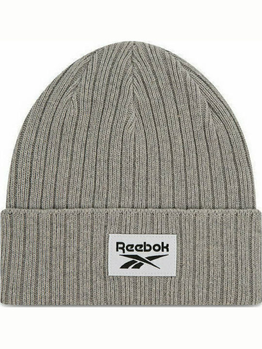 Active Foundation Beanie Ανδρικός Σκούφος με Rib Πλέξη Grey Heather