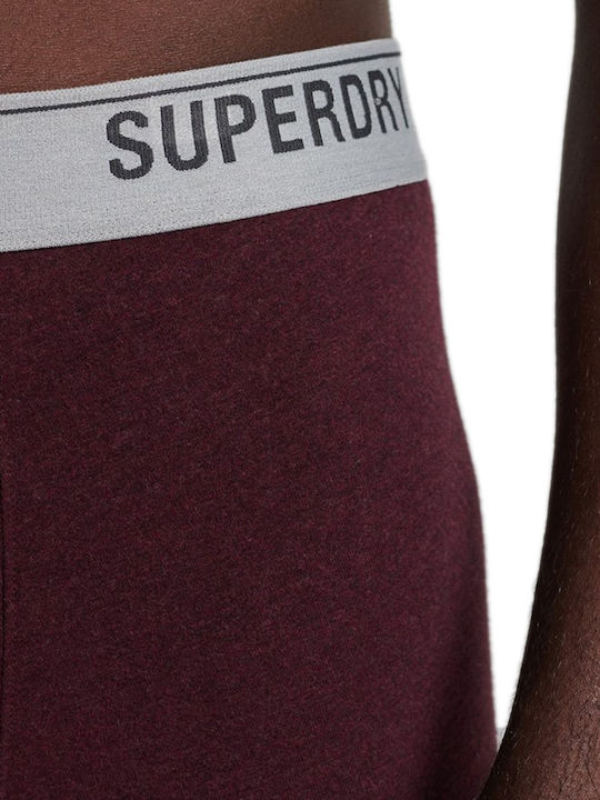 Ανδρικά Μποξεράκια Burgundy / Red / Pink 3Pack