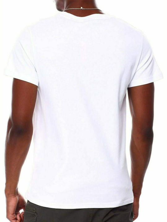 Superdry Ανδρικό T-shirt Λευκό με Λογότυπο