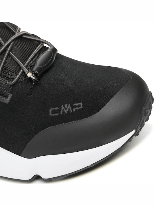 Yumala Stiefeletten Damen mit Pelz Schwarz