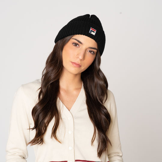 Emrick Beanie Beanie Unisex Beanie mit Rippstrick in Schwarz Farbe