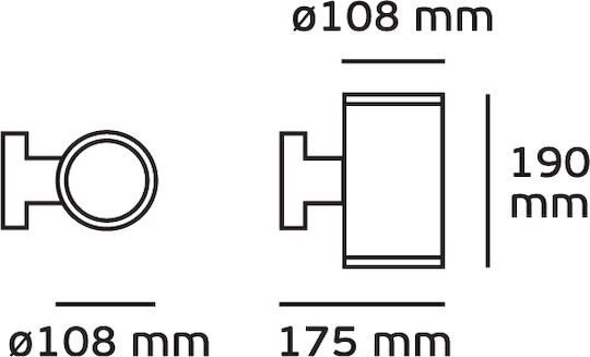 VK Lighting Σποτ Μαύρο VK Lighting Σποτ Μαύρο