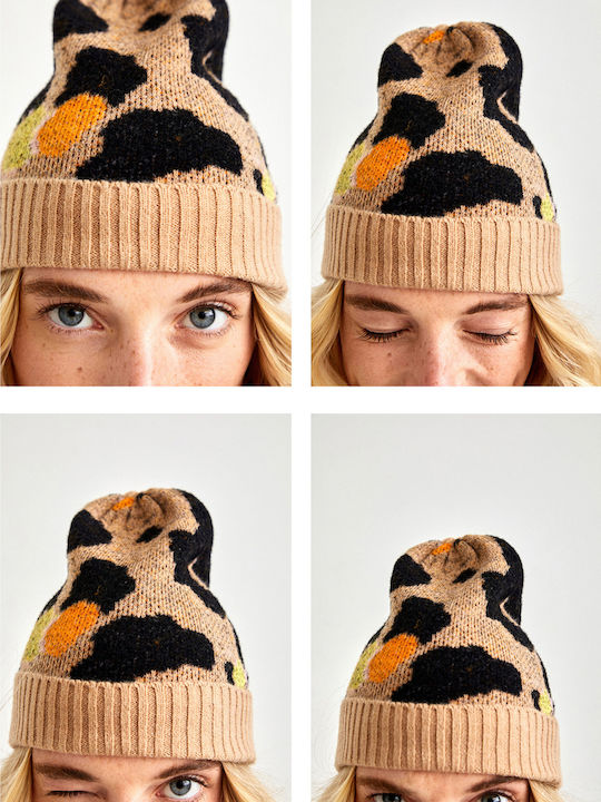Beanie Frauen Beanie Gestrickt Leopard