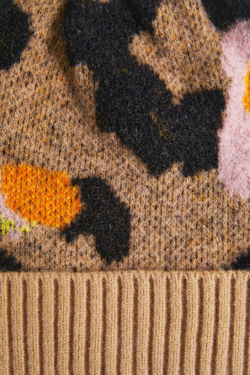 Beanie Frauen Beanie Gestrickt Leopard