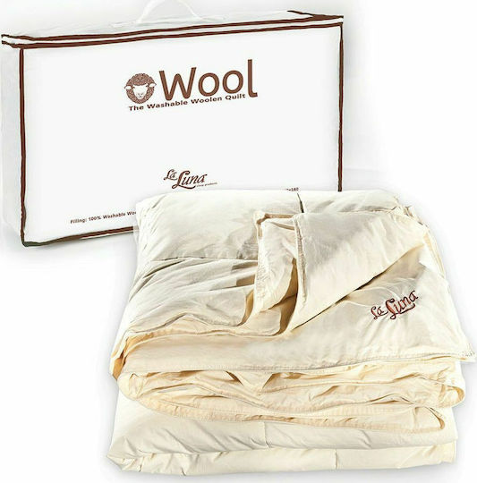 La Luna Duvet Crib Cotton The Baby Wool Natural White 110x150cm