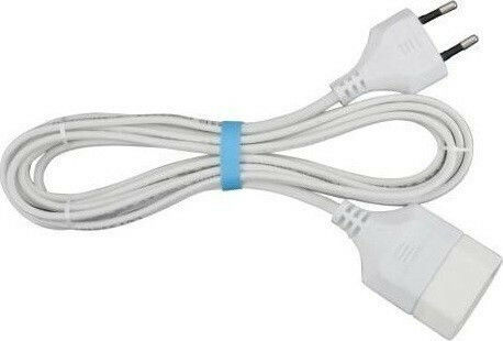 CHaralampidis Extension Cable Cord 2 x 0.75mm²/7m White