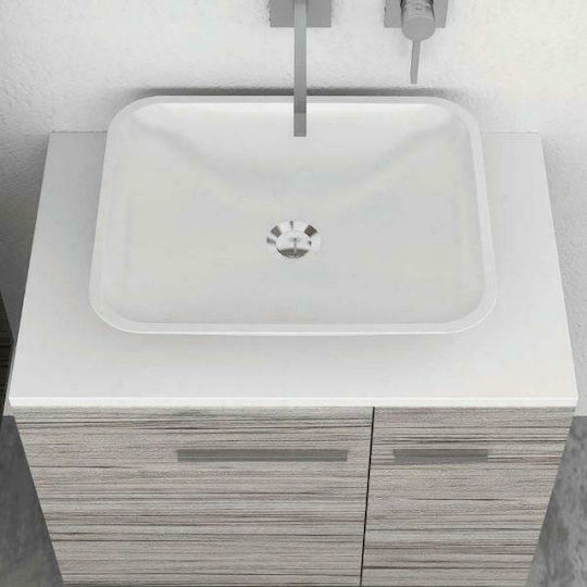 Orabella Solid Surface 70 2 Doors Πάγκος χωρίς Νιπτήρα με Καθρέπτη Μελαμίνη Μ70xΒ45xΥ50cm Orabella Solid Surface 70 2 Doors Πάγκος χωρίς Νιπτήρα με Καθρέπτη Μελαμίνη Μ70xΒ45xΥ50cm