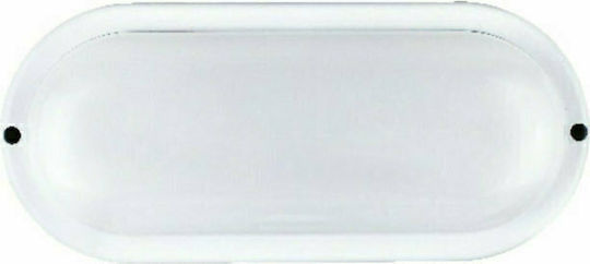 Aca Wall-Mounted Outdoor Turtle Light LED IP65 20W with Warm White Light 23x4.5x10.2εκ.