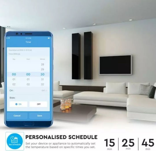 V-TAC Wi-Fi Temperature and Humidity Sensor
