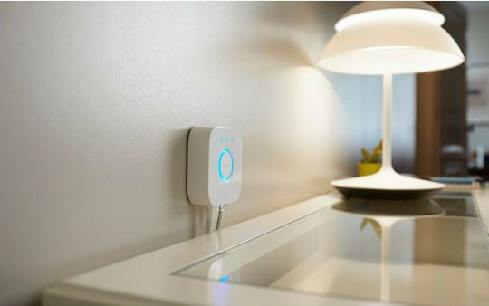 Philips Hue Bridge Умен Мост Bluetooth / Zigbee Съвместим с Google Home, Apple HomeKit, Alexa & Hue Bridge