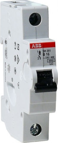 Abb SH201T-C20 1-Pole Automatic Circuit Breaker 20A 3ΚΑ C 1Ρ 20Α 70353