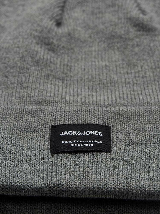 Beanie Beanie Knitted Grey Melange
