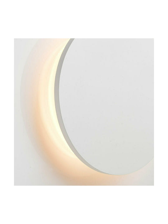 Aca Eclipse Modern Lamp Wall with Integrated LED and Warm White Light 14cm