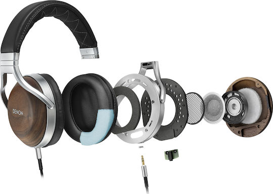 Denon AH-D7200 Ενσύρματα Over Ear Ακουστικά Καφέ