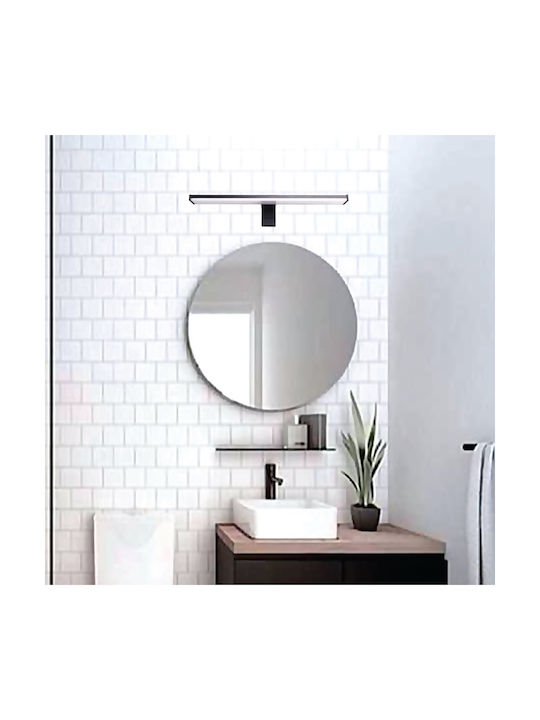 Inlight Modern Lamp Wall with Integrated LED and Natural White Light Silver 40cm