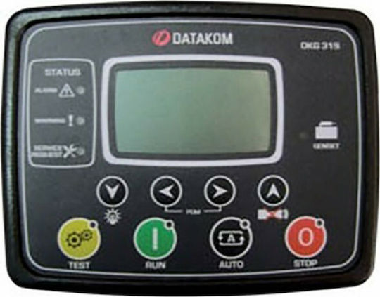 Datakom DKG-319 Industrial Panel Όργανο Πίνακος Ελέγχου Γεννήτριας & Πολλαπλών Ενδείξεων 01.034.0272