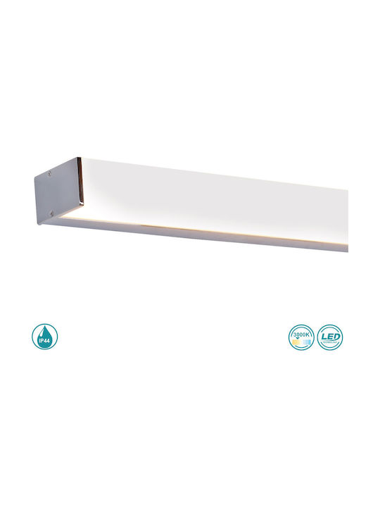 Viokef L636 Robin Modern Wall Lamp with Integrated LED and Warm White Light White Width 63.6cm